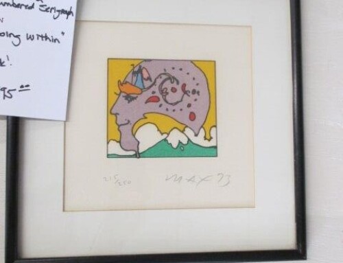 Item #118FRONT – Peter Max Signed & Numbered Serigraph – $595