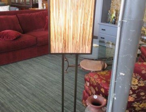 Item #354A – Rectangular Floor Lamp – $275