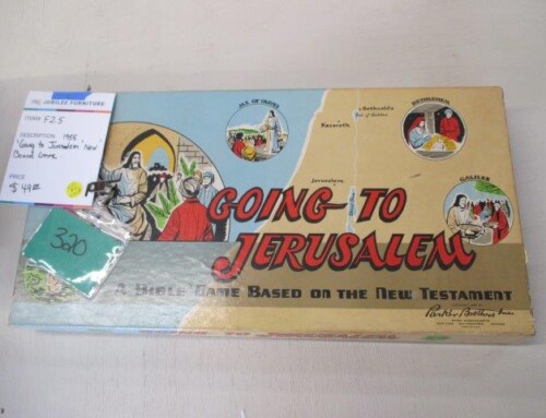 Item #320FRONT – Going to Jerusalem Game – $49