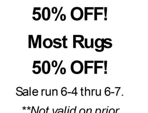 SALE! Take 50% Off Mirrors & Most Rugs